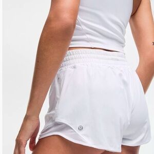 lululemon athletica Women's White Athletic Shorts